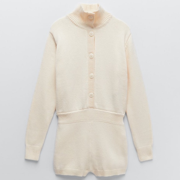ZARA Limited Edition Knit Jumpsuit - Picture 14 of 16